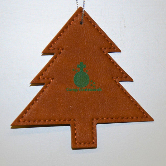 Leather Tree Ornament