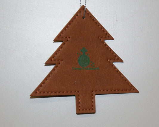 Leather Tree Ornament